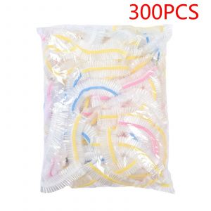 Sac De Couverture Alimentaire Jetable,Sac En Plastique,Bol Alimentaire &Eacute;lastique,Housses De Protection,Sac De Rangement De Fruits Et L&eacute;gumes,Sacs De Conservation Frais.Multicolor-300Pcs. - Neuf