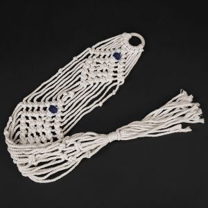 HJLIAN Support de pot de fleurs fait a la main, corde suspendue, decoration murale - Neuf