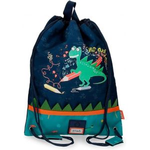 SJZG-Dino Artist Multicolore Lunch Bag 27X34X10 Cm Polyester - Neuf