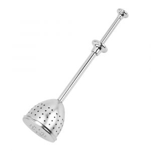 Infuseur &agrave; th&eacute; en forme de boule, passoire &agrave; th&eacute; en acier inoxydable, filtre &agrave; th&eacute; &agrave; trous ultra fins avec poign&eacute;e rotative pour th&eacute;s et mati&egrave;res m&eacute;dicinales - Neuf