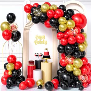 AYUHR-Arche Ballons Rose Violet,103Pièces Kit Guirlande Ballon Pastel Macaron Pink Violet et Métallisé Or Confettis Garçon Fille Baby Shower Mariage Anniversaire Bébé Nuptiale Douche Promo Décora - Neuf