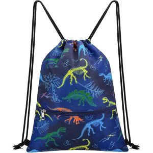 KALANKA-Sac à dos à Cordon pour Enfants - 34 x 45 cm Sac de Sport et de Sport étanche - Neuf