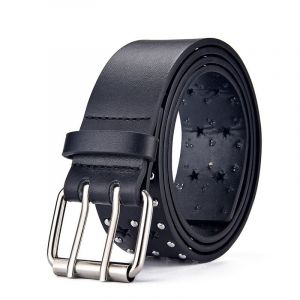 ¿110 Cm¿ Strass Crâne Ceinture Hommes Shiny Ceinture De Mode Punk De Mode Ceinture Cloutée Pantalon Jeans Veste - Neuf