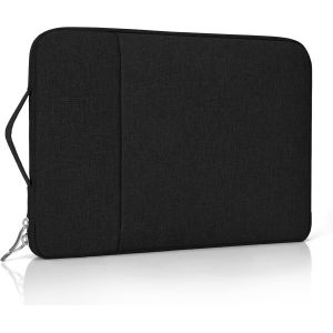 14 Pouces Housse Portable Ordinateur Avec Poignée Sac D'Ordinateur Léger Avec Poche Pour Accessoires Housse De Transport Compatible Avec Macbook Pro Dell Lenovo Asus, Noir[POR5240522] - Neuf