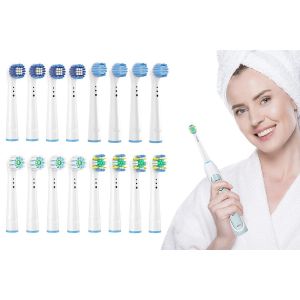 80 T&ecirc;tes De Rechange Pour Brosses &Agrave; Dents &Eacute;lectriques Compatibles Avec Oral-B - Neuf