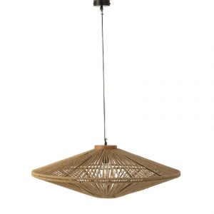 Suspension luminaire en fibre naturelle - Neuf