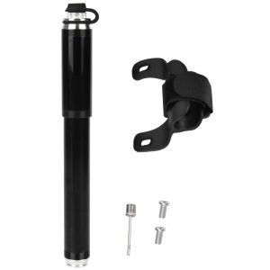 Mini Pompe A Velo Portable Haute Pression Ztto, Valve Av/Fv, Gonfleur De Pneus (Avec Pompe Barometrique) - Neuf
