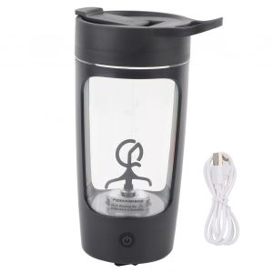 Hjlian Mixeur Automatique Portable 650 Ml Avec Chargeur Usb, Bouteille De Melange Et D'agitation, Outil De Cuisine, Noir - Neuf