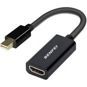 KALANKA-Adaptateur Mini DisplayPort vers HDMI, convertisseur Thunderbolt vers HDMI plaqué Or Compatible pour MacBook Pro, MacBook Air, Mac Mini, Microsoft Surface Pro 3/4, etc. - Neuf
