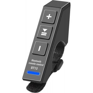 T&eacute;l&eacute;commande Bluetooth sans fil BT13 V5.0 pour casque de smartphone, guidon de moto - Neuf