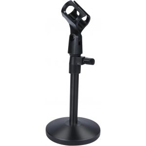 ASFASFq-Support de microphone de table, support de microphone avec pince de microphone, compatible avec la plupart des microphones - Neuf