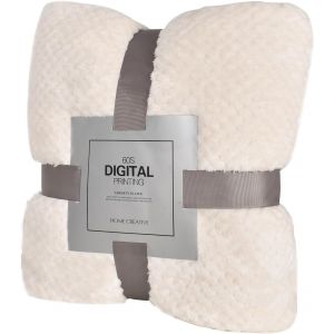 Ytfhg-Flanelle Couverture Réversible 150x200cm Jeté De Canapé Couverture Chaude, Couverture En Peluche Épaissir, Moelleuse Couverture Chaude Et Douce, Douce En Peluche Plaid, Plaid Canape Chambre (Be - Neuf
