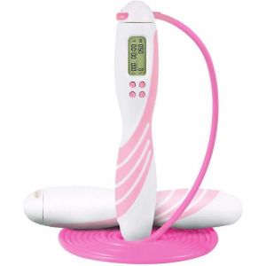 Corde À Sauter,Poids Calories Réglage Du Temps Corde À Sauter Avec Compteur Pour Exercice Intérieur Et Extérieur Entraînement À La Corde À Sauter Réglable Pour Hommes,Femmes,Enfants, - Neuf