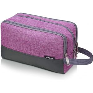 KALANKA-Trousse de Toilette Homme Voyage Sac de Toilette Accessoires de Voyage Trousse Toilette Trousse Maquillage Femme Organisateurs de Toilettes(A - Denim Purple) - Neuf