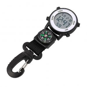 Montre De Poche Électronique Avec Clip,Montre Polyvalente Suspendue En Plein Air Pour Le Voyage Et Le Camping - Neuf