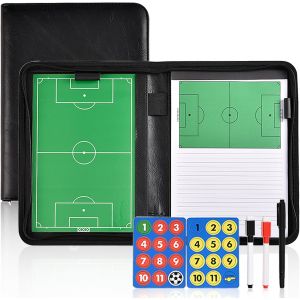 acdsgd-Magn&eacute;tiques Tableaux Tactiques de Football, Entra&icirc;neur de Footbal Futsal Strat&eacute;gie Panneau kit Soccer Coaching Board Soccer Sports Accessoire avec Marqueur et Gomme - Neuf