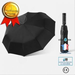 Parasol - Confo® - Dix Os - Automatique - Noir - 30% De Réduction - Neuf
