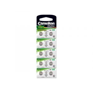 Pack de 10 piles Camelion Alcaline AG5 LR48 LR48SW LR754 LR754SW SR754W 309 393 avec 0% Mercury/Hg - Neuf