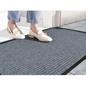 Tapis De Porte Antid&eacute;rapant 80 X 50 Cm Pour Une Utilisation Int&eacute;rieure Et Ext&eacute;rieure - Neuf