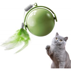 Kal-Jouet De Chat À Balle Intelligente, Balle De Jouets Pour Animaux De Compagnie Interactive Intelligente - Jouets D'exercice Automatique - Évitement D'obstacle Smart Moving Pet Rolling Ball - Neuf