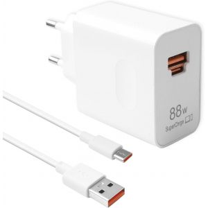 88w Supercharge Chargeur Rapide Pour Huawei Honor 90 Lite,200 Lite,2 Ports Usb-C 88w Pd Avec Câble 6a Usb C 1m,Chargeur Supercharge Pour Honor Magic7 Lite,Mate 60,P60,X8a,Pad X8a,Mate 70/60/50 - Neuf