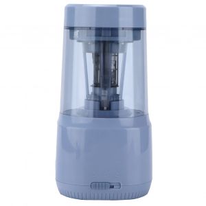 Taille-crayon electrique Mprince a trou unique, chargeur reglable a 3 niveaux, stylo de coupe pour outils d'apprentissage de bureau, bleu Athens - Neuf