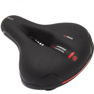 Selle De Vélo Ergonomique En Gel Pour La Randonnée, Double Ressort Creux, Amortisseur À Bille, Avec Bande Réfléchissante À L'arrière, Confortable Pour Vélo/Vtt/Vélo De Route - Neuf