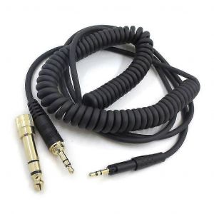 Rallonge de casque Jack 6,35 mm avec ressort pour Sennheiser HD6DJ MIX HD8 - Neuf