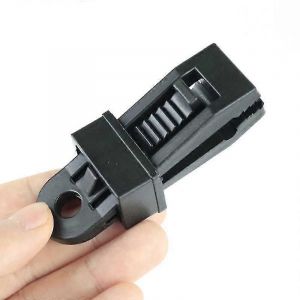 2 auvent de tente extérieure coupe-vent clips fixes boucles de corde de vent extérieures boucles de clip en plastique - Neuf