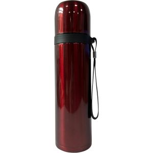 500ml Bouteille En Acier Inoxydable Avec Tasse, R&eacute;sistant Au Lave-Vaisselle Gourde Double Paroi Isol&eacute;e Sous Vide, Pour Sport, Gym, Voyage,Boissons Chaudes Ou Froides - Or - Neuf