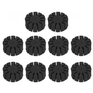 10pcs Round Arrow Rack Pe Arrow Separator Holder Noir Durable Outdoor Archery Accessory - Neuf