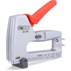 lbgwp60-1747 Z4-140 Agrafeuse/Cloueuse Manuelle Professionnelle En Métal 4 En 1, Util Les Agrafes De Type 140 Et 91, Les Clous De Finition De Type 18G Et Clous Sans Tête 180 - Neuf