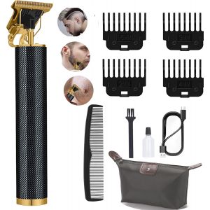 Tondeuse &Agrave; Barbe Et &Agrave; Cheveux Pour Homme,Tondeuse &Agrave; Cheveux Sans Fil Pour Coupe,Tondeuse De Barbier Rechargeable &Agrave; Lame En T,Tondeuse &Agrave; Moustache Pour D&eacute;tails Et Contours,Cadeau &Eacute;lectrique Pour - Neuf