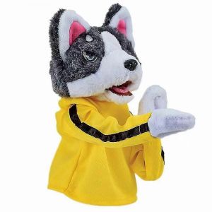 Kung Fu Animal Jouet Husky Gants Poup&eacute;e Sonible Boxe Marionnette &Agrave; Main Enfants Cadeaux-Bien - Neuf