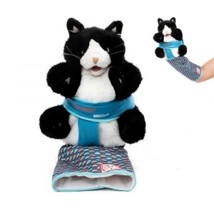 Chats marionnettes lutteur,chats marionnettes &agrave; main jouets animaux en peluche - Neuf