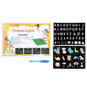 HJLIAN Tableau de dessin fluorescent A4 interessant, jouet educatif pour enfants, cadeau pour enfants - Neuf