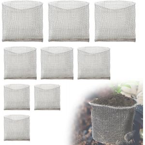 Kalanka-Efuturetime 9pcs Panier Anti Campagnol En Inox, Sac En Grilles D'acier Inoxydable Contre Les Rongeurs, Protection En Filet M&eacute;tallique Pour Racines Des Plantes Des Arbres, Des Fleurs - Neuf