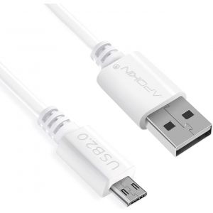 JGD-&reg; C&acirc;ble Micro USB Charge Ultra Rapide Extra Long [2M] 5V/2.4A Charge Rapide C&acirc;ble Android Durable Double Rev&ecirc;tement pour Samsung S7/S6/S5/J5/J7 Huawei Nokia Nexus Sony Tablet PS4 Kindle - Neuf