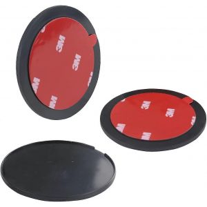 Disques De Montage Adh&eacute;sifs Avec Autocollant 3m, Lot De 3 Disques De Montage Adh&eacute;sifs Pour Tableau De Bord (70 Mm) Pour Support Gps, Support De T&eacute;l&eacute;phone De Voiture, Cam&eacute;ra De Tableau De Bord Avec Gps - Neuf