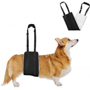 Jgd-Harnais Pour Chien Handicap&eacute;, Harnais R&eacute;glable Pour Chien, Aide &Agrave; La Marche, Cuir Pu Imperm&eacute;able Et Anti-Salissure Et Mat&eacute;riau Doux Et Moelleux, Convient Aux Chiens &Acirc;g&eacute;s Et Handicap&eacute;s - Neuf
