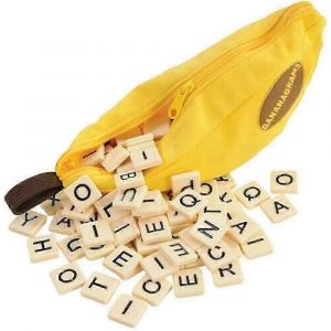 Bananagrams Jeu De Mots Puzzle Enfants Cas Amusant Activit&eacute; Lettre Pochette Jouet &Eacute;ducatif - Neuf