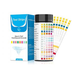 Bandelettes de test de qualit&eacute; de l'eau potable 16 en 1 - Paquet de 100 - Neuf