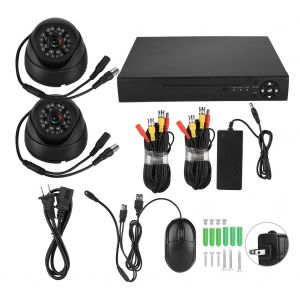 Kit de camera de securite DVR 5 en 1 Onvif 2 canaux ADH HD 200 W 1080 p (prise americaine 100-240 V) - Neuf