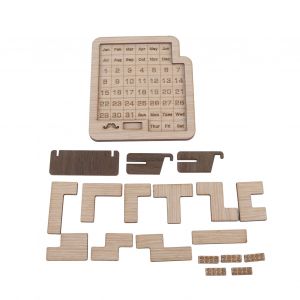 Calendrier Quotidien Puzzle Anglais 2022 A 2026 Calendrier De Bureau En Bois Pour Tables Basses, Chambres, Bureaux - Neuf