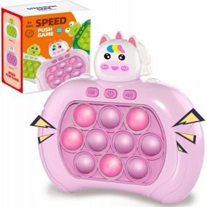 KAL-Quick Push Pop Game Fidget Toys Pro, Pop Électronique, Jeu Portable, Manette De Jeu Rapide, Jouet Anti-Stress, Cadeau De D'Anniversaire Pour Garçons, Filles, Enfants Et Adolescents Cadeau De Noël - Neuf