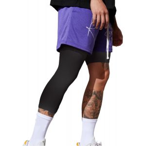 Jexnovashop-Legging Homme 3/4 Sport Pantalon De Compression Pour Hommes 3/4 Une Jambe Basketball Pantalon De Compression Base Layer Running Fitness - Neuf