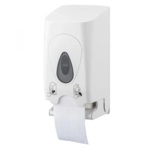 Porte papier toilette, support papier toilette, d&eacute;rouleur papier toilette - PQDuo, pour 2 rouleaux, plastique - Neuf