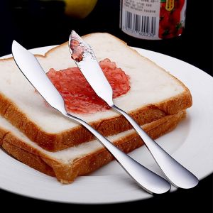 Lot De 4 Couteaux À Fromage En Acier Inoxydable-Couteau À Beurre-Petit Sandwich,Condiment,Confiture,Pain,Crème-Couteau À Canapé,Spatule-15 Cm - Neuf