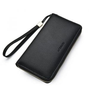 1 portefeuille femme noir, Portefeuille femme cuir - Neuf