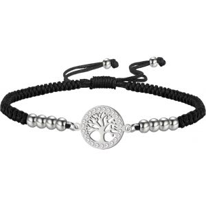 Eryi-Bracelet Arbre De Vie Pour Femmes Bracelet Arbre De La Famille Bracelet Corde Bracelet Corde Tressé Fait À La Main Bracelet Réglable Bijoux Délicats - Neuf